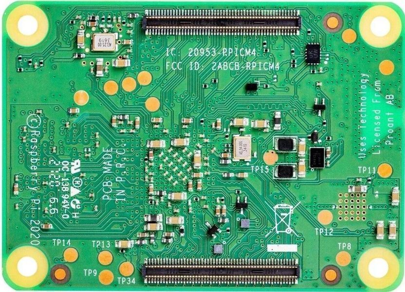 Обчислювальний модуль Pi Compute Module 4 (CM4) 8GB RAM 8GB eMMC + WiFi CM4108008 Raspberry DT2679UA фото