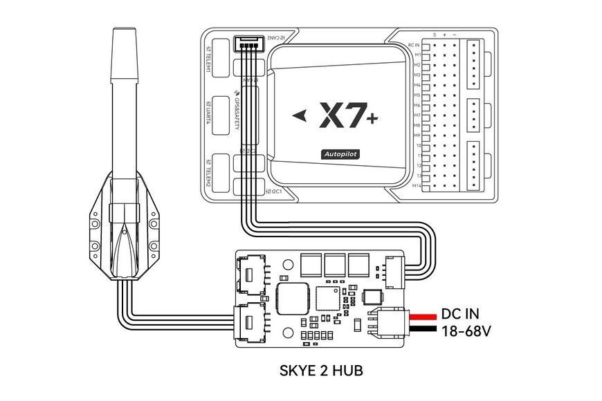 Датчик повітряної швидкості CUAV SKYE2 DT2863UA фото