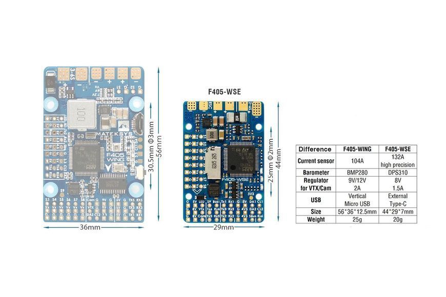 Політний контролер Matek F405 WSE DT2258UA фото