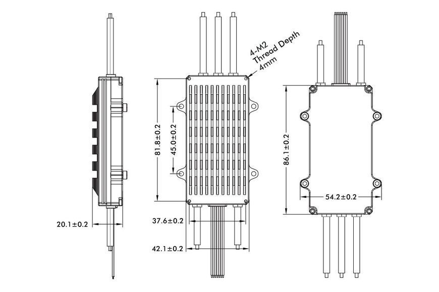 Регулятор ходу T-Motor FLAME 100A 14S для авіамоделей DT2729UA фото