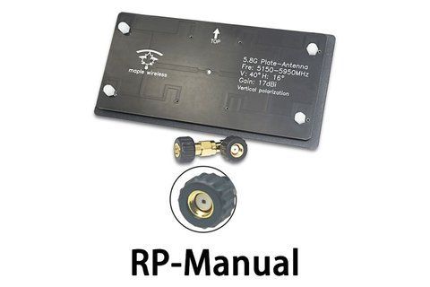 Антена 5.5GHz Maple патч 17dB RP-SMA DT2119UA фото
