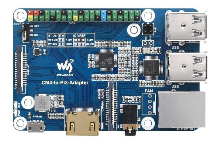 Плата розширення Raspberry PI CM4 до PI 3B DT2698UA фото