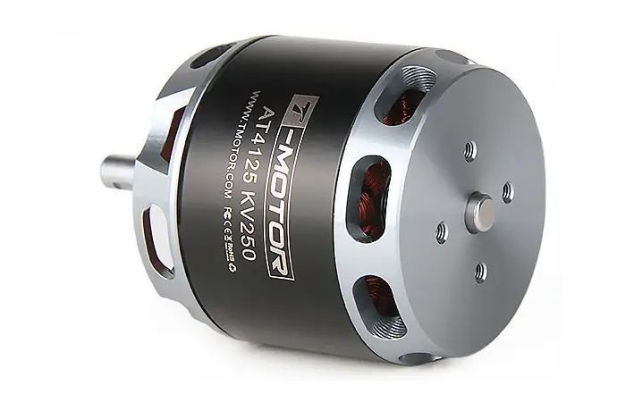 Мотор T-Motor AT4125 KV250 12S 2200W 50A для літаків DT1677UA фото