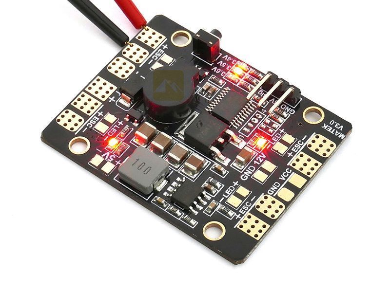 Розподільча плата MATEK V3 з BEC 5V та 12V DT2978UA фото