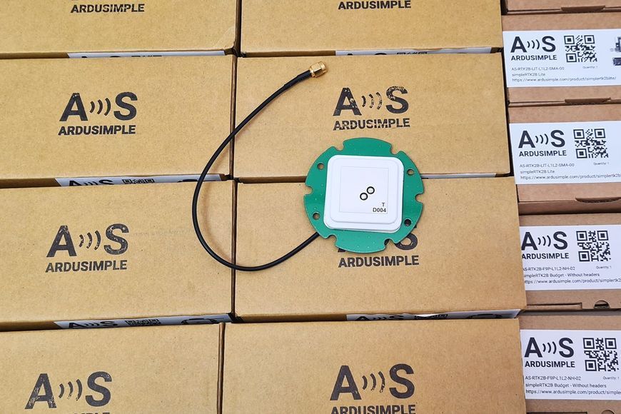 Антена мультидіапазонна Ardusimple GNSS Multiband із кабелем DT2073UA фото