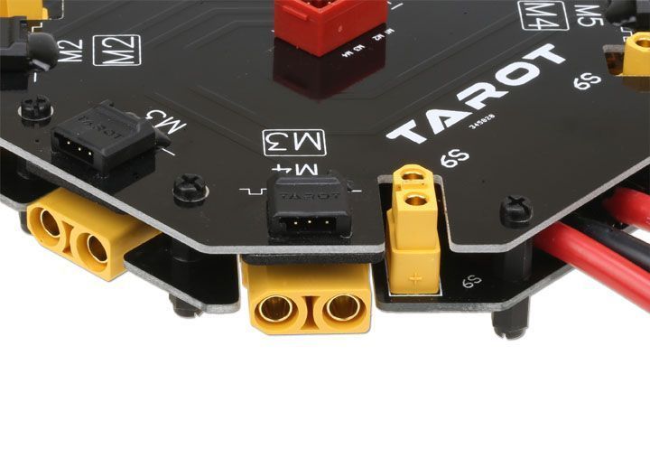 Плата розподілу живлення Tarot PDB 12S 480A для квадро/гексакоптерів DT2980UA фото