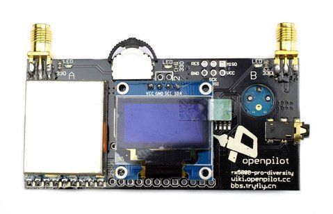 Відеоприймач FPV Openpilot RX5808 PRO 5.8GHz 40 каналів диверсіті DT1875UA фото