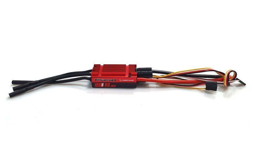 Регулятор ходу HOBBYWING SKYWALKER V2 120A 8S для авіамоделей DT2787UA фото