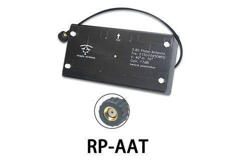 Антена 5.5GHz Maple патч 17dB RP-SMA для трекера DT2076UA фото
