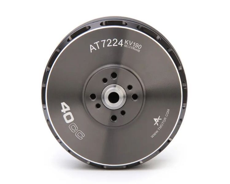 Двигун безколекторний електричний 4800W 10-12S 40CC (тяга 18 кг) AT7224 160KV T-Motor DT1681UA фото