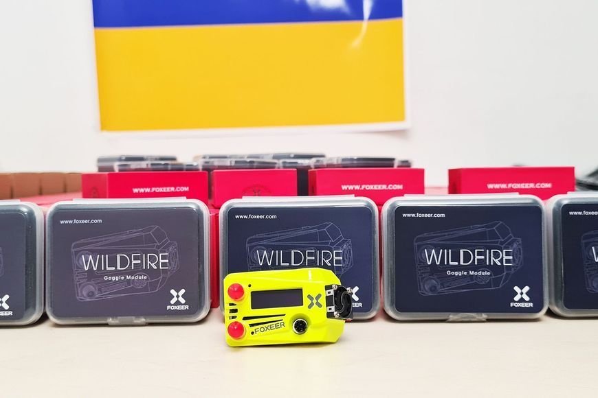 Відеоприймач 5,8 ГГц Foxeer WildFire Diversity 72 канали (зелений) DT1876UA фото