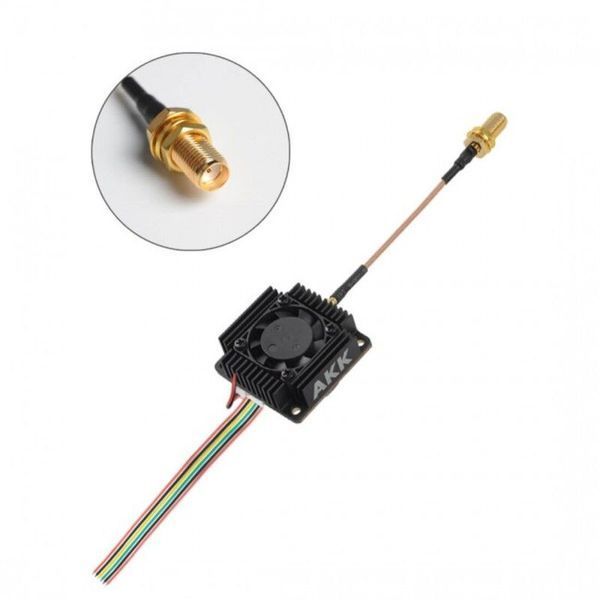 Відеопередавач VTX 4.9- 6GHz 3W 80CH (L,X band) Ultra Long Range AKK DT1532UA фото