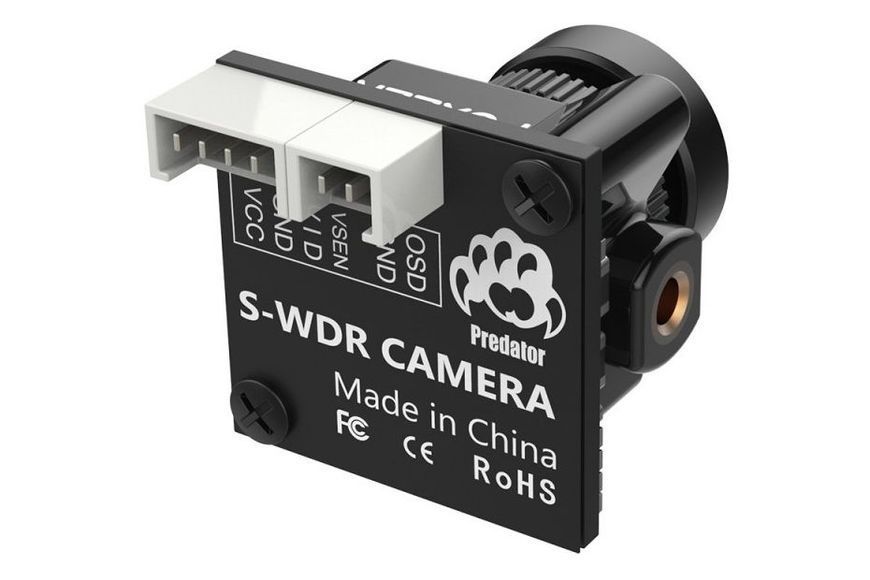 Камера FPV Foxeer Predator V5 Nano Plug M8 (чорний) DT1583UA фото