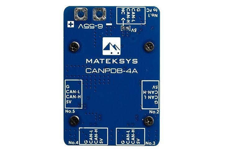 Плата розподілу живлення Matek CANPDB-4A JST-GH DT2985UA фото