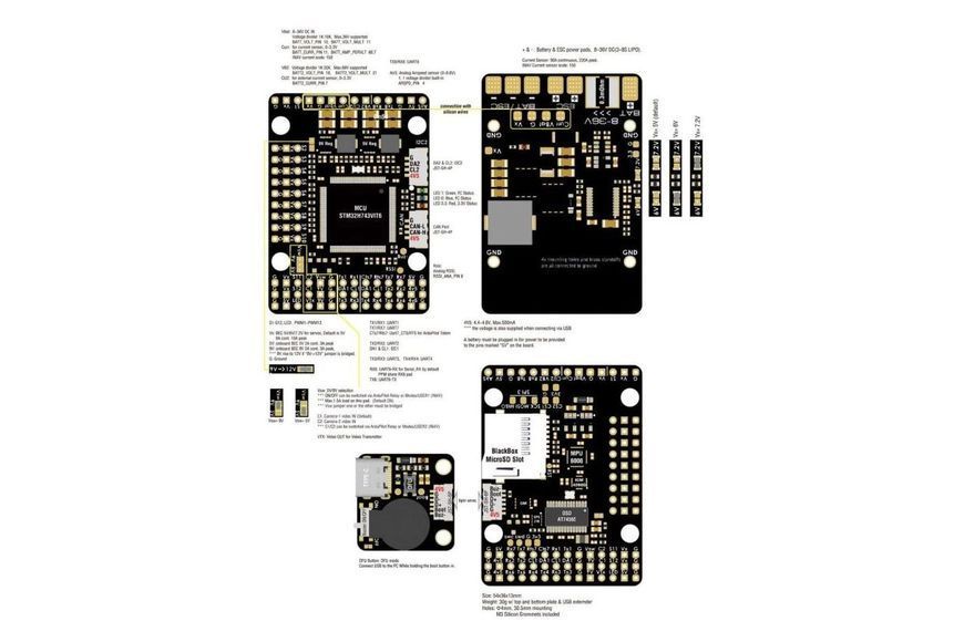 Політний контролер Hobbyporter H743 WING V3 DT2220UA фото