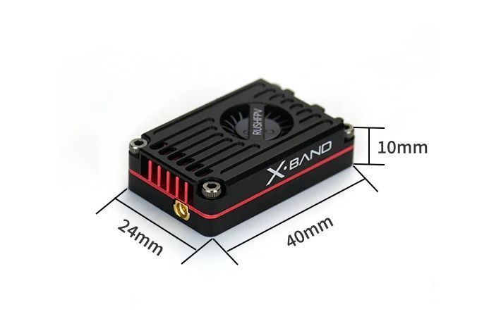 Відеопередавач RushFPV RUSH MAX SOLO X Band 2500mW DT1535UA фото