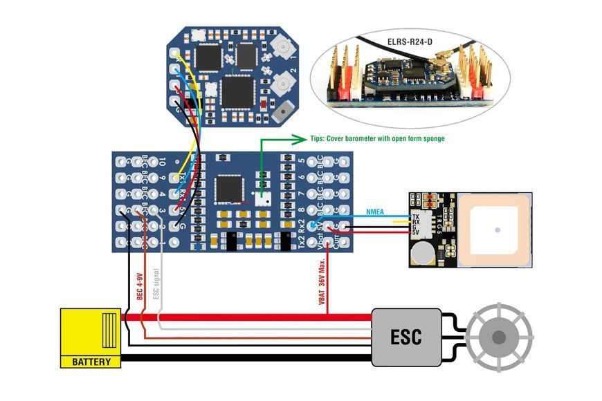 Конвертер радіокерування Matek CRSF-PWM-V10 DT2321UA фото
