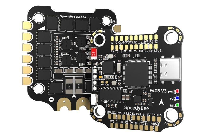 Комбо стек SpeedyBee F405 V3 ESC50A 3-6S DT2221UA фото