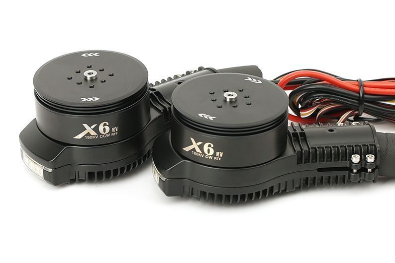 Комбо мотор Hobbywing Xrotor X6 PLUS з регулятором без пропелера (CW) DT1736UA фото