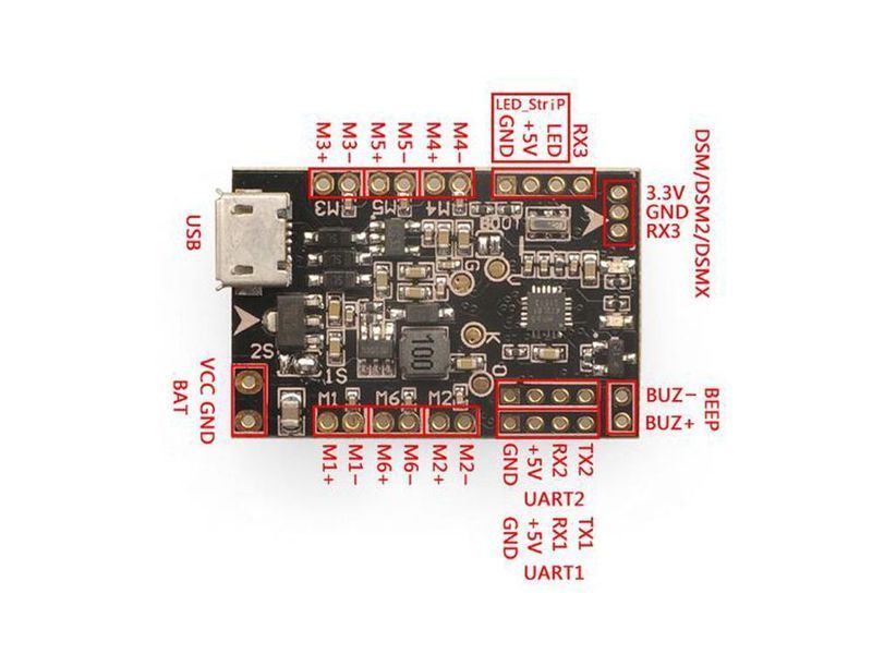 Політний контролер SP Racing F3 EVO колекторний DT2272UA фото