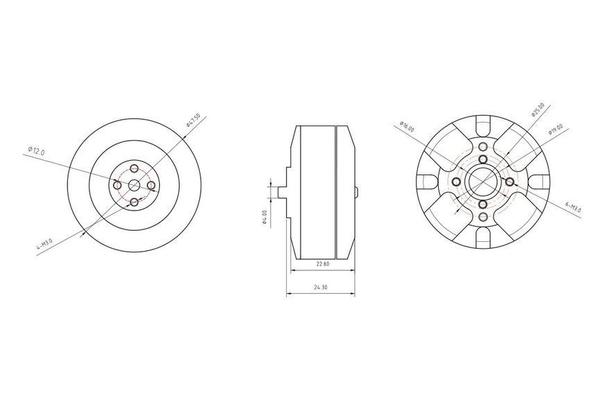 Мотор QX Motor QM5010 4110 380KV CW для мультикоптерів DT1692UA фото
