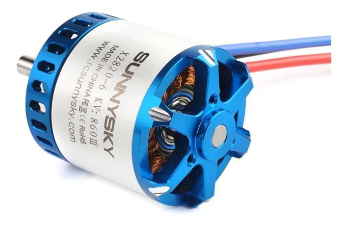 Мотор SunnySky X2820 V3 KV860 3-4S для р/к літаків DT1843UA фото