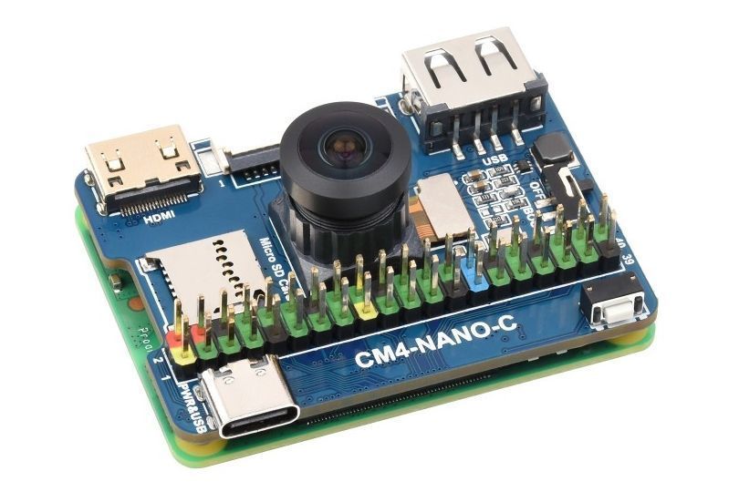 Плата розширення NANO C для Raspberry PI CM4 (Camera 8MP, HDMI) DT2700UA фото