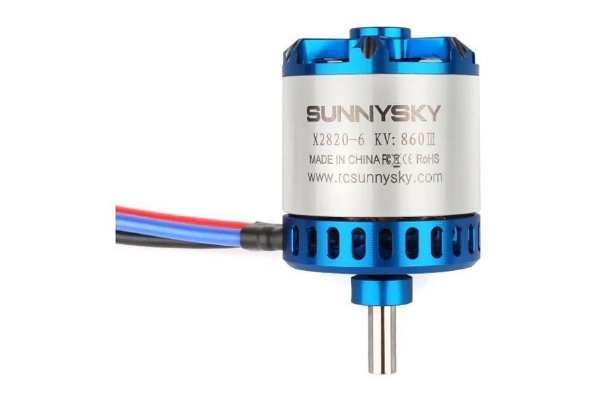 Мотор SunnySky X2820 V3 KV860 3-4S для р/к літаків DT1843UA фото
