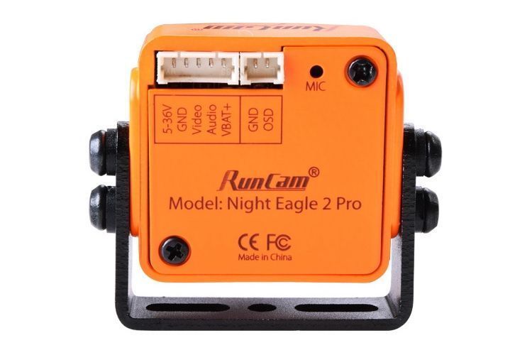 Камера FPV RunCam Night Eagle 2 PRO CMOS 1/1.8" 2.5мм MIC 4:3 DT1644UA фото