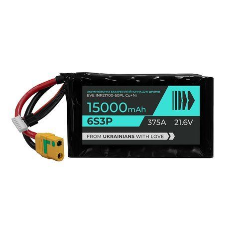 АКБ для FPV BTRY 6s3p EVE Cu+Ni (INR21700-50PL) НФ-00007480 фото