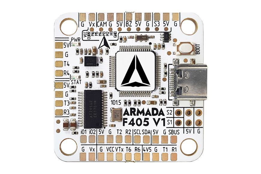 Польотний стек для FPV квадрокоптера ARMADA F405 V1 65A AM32 3 -6S (комплект контролер та регулятор) DT2181UA фото