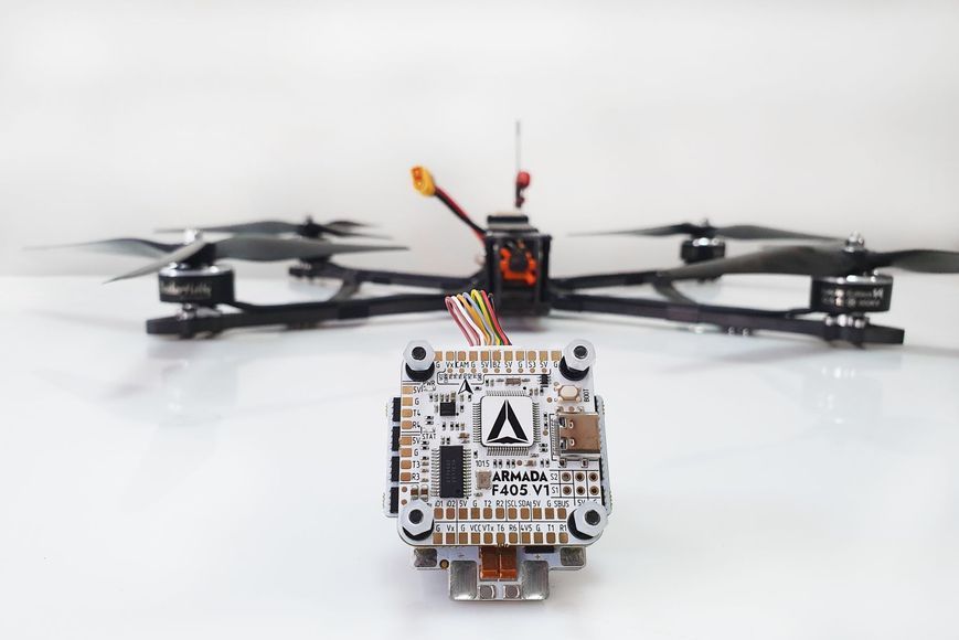 Польотний стек для FPV квадрокоптера ARMADA F405 V1 65A AM32 3 -6S (комплект контролер та регулятор) DT2181UA фото