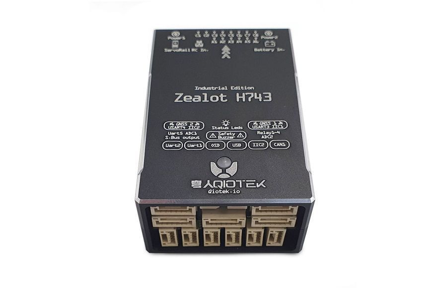 Політний контролер Qio-Tek Zealot H743 Industrial DT2232UA фото