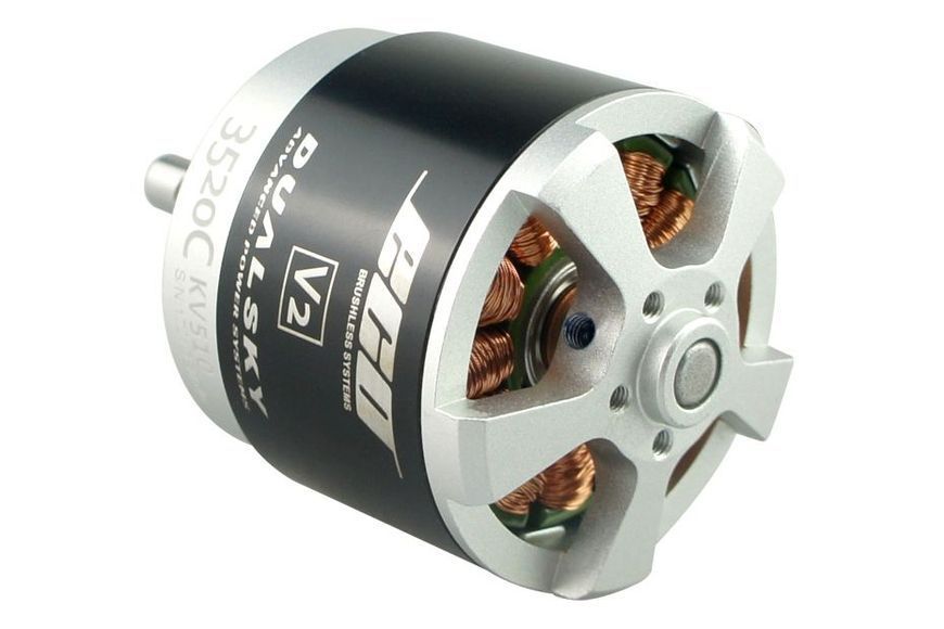 Мотор Dualsky ECO 3520C KV510 1150W для літаків DT1846UA фото